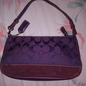 (sold) Purple Plum Coach mini Purse/Bag yk2 6094